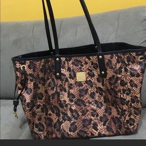 mcm leopard tote